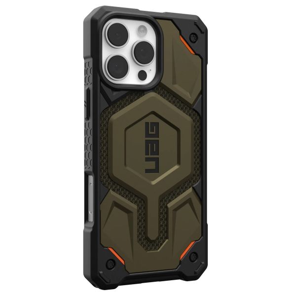 UAG Monarch Pro Backcover Apple iPhone 16 Pro Max - Kevlar Element Green