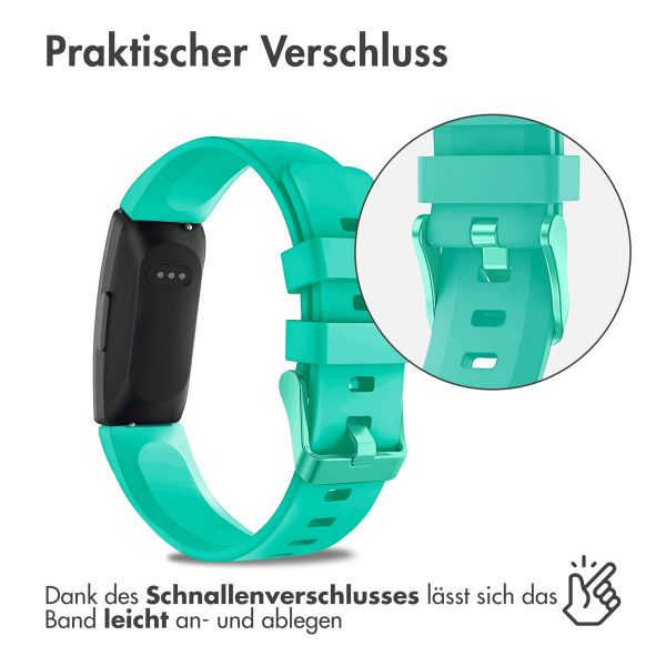 imoshion Silikonarmband für das Fitbit Ace 2 - Türkis