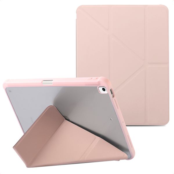 imoshion Origami Klapphülle iPad 9 (2021) 10.2 Zoll / iPad 8 (2020) 10.2 Zoll / iPad 7 (2019) 10.2 Zoll - Rosa