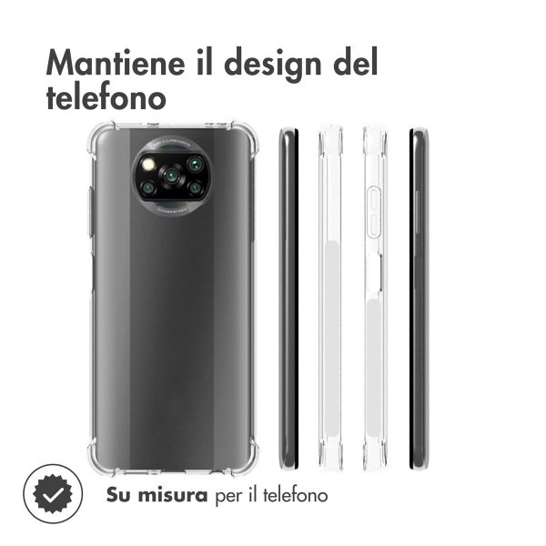 imoshion Shockproof Case Xiaomi Poco X3 (Pro) - Transparent
