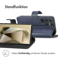 imoshion Luxuriöse Klapphülle Samsung Galaxy S25 Ultra - Dunkelblau
