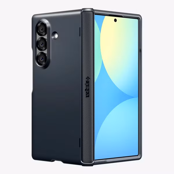 Spigen Slim Armor Pro MagFit Backcover Samsung Galaxy Z Fold 7 - Metal Slate