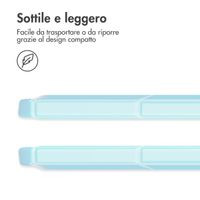 imoshion Trifold Hardcase Klapphülle Samsung Galaxy Tab S9 11.0 Zoll - Hellblau
