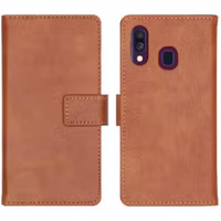 imoshion Luxuriöse Klapphülle Samsung Galaxy A40 - Braun