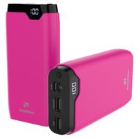imoshion Powerbank 20.000 mAh - 22,5W Schnellladegerät - USB-C / USB-A - Hot Pink
