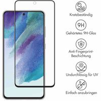 Selencia Premium Screen Protector aus gehärtetem Glas für das Samsung Galaxy S21 FE - Schwarz