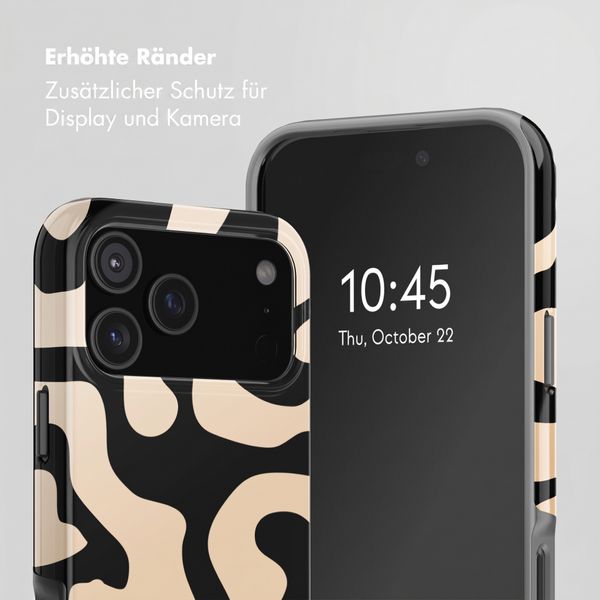 Selencia Vivid Rückabdeckung mit MagSafe Apple iPhone 18 Pro Max / 17 Pro Max - Art Wave Black