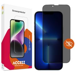 Accezz Privacy Displayschutz aus gehärtetem Glas Apple iPhone 13 Pro Max / 14 Plus
