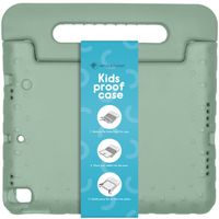 imoshion Schutzhülle mit Handgriff kindersicher für das iPad 11 (2025) 11 Zoll / iPad 10 (2022) 10.9 Zoll - Olive Green