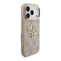 Guess 4G Metal Logo Back Cover Apple iPhone 18 Pro / 17 Pro - Pink