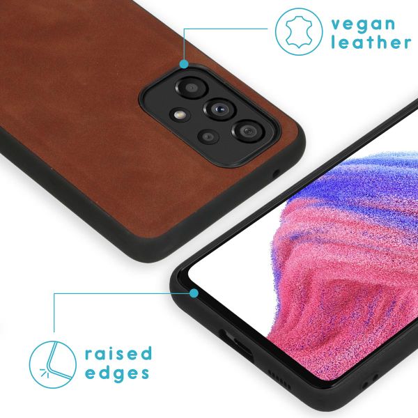 imoshion Entfernbare 2-1 Luxus Klapphülle Samsung Galaxy A53 - Braun