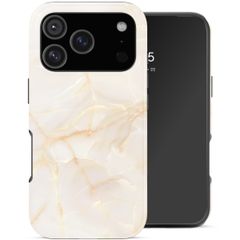 Selencia Vivid Back Cover Apple iPhone 18 Pro Max / 17 Pro Max - Golden Beige Marble