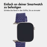 imoshion Corduroy-Band für Apple Watch | 38/40/41/42 mm - Dunkelblau
