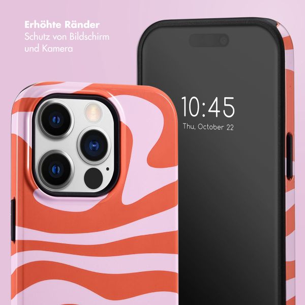 Selencia Vivid Back Cover Apple iPhone 14 Pro - Dream Swirl Pink