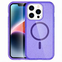 imoshion Sparkle Back Cover mit MagSafe Apple iPhone 14 Pro - Glitzer Violett