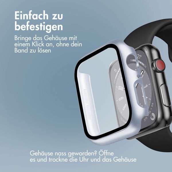 imoshion Full Cover Hard Case für Apple Watch Series 4 / 5 / 6 / SE - 44 mm - Silber