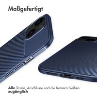 imoshion Carbon-Hülle für das iPhone 13 - Blau