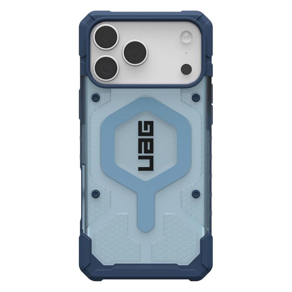 UAG Pathfinder Clear MagSafe Back Cover mit Lanyard Apple iPhone 17 Pro Max - Clear / Blue Lanyard