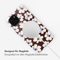 Selencia Vivid Rückabdeckung mit MagSafe Apple iPhone 15 - Choco Flower Pop