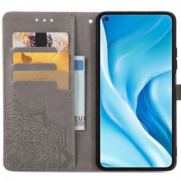 imoshion Mandala Klapphülle Xiaomi Mi 11 Lite (5G/4G) / 11 Lite 5G NE - Grau