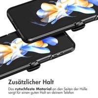 imoshion Rugged Clear Back Cover Samsung Galaxy Z Flip 5 - Schwarz