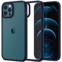 Spigen Ultra Hybrid™ Case für Apple iPhone 12 (Pro) - Dunkelblau