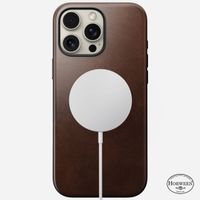 Nomad Modern Horween Leather Case für das iPhone 16 Pro Max - Rustic Brown