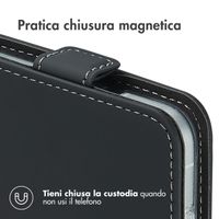 Accezz Flip Case Samsung Galaxy S25 Edge - Schwarz