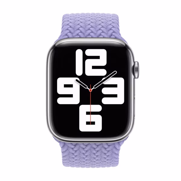 Apple Geflochtenes Solo Loop für das  Apple Watch | 38/40/41/42 mm - Größe 2 - Lavender