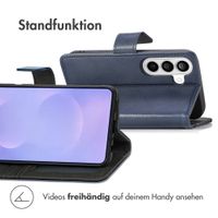 imoshion Luxuriöse Klapphülle Samsung Galaxy S26 Plus - Dunkelblau