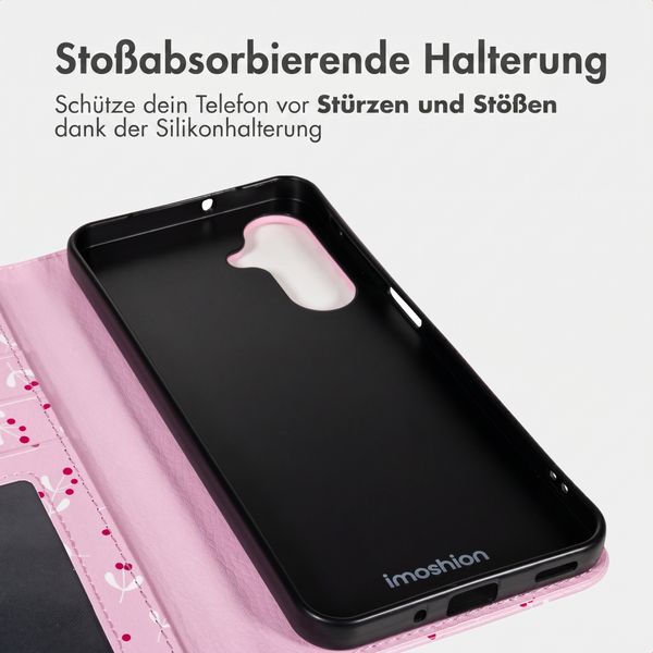 imoshion Design Klapphülle Samsung Galaxy A55 - Blush Berries