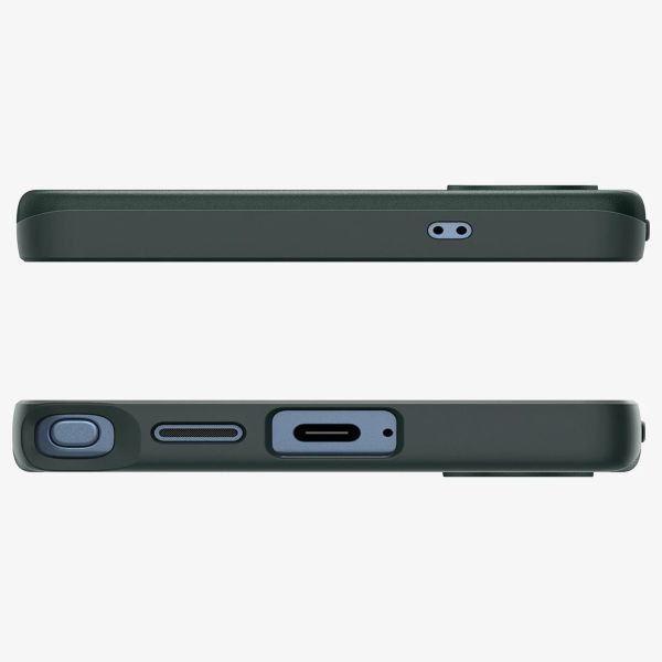 Spigen Thin Fit Backcover mit MagSafe Samsung Galaxy S25 Ultra - Abyss Green