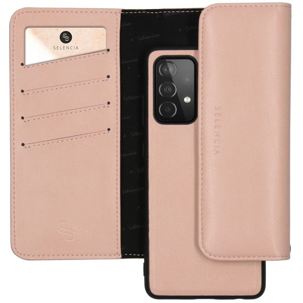 Selencia Clutch Klapphülle aus Leder herausnehmbarem Case Samsung Galaxy A52(s) (5G/4G)