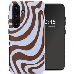 Selencia Vivid Back Cover Samsung Galaxy S25 - Dream Swirl Chocolate