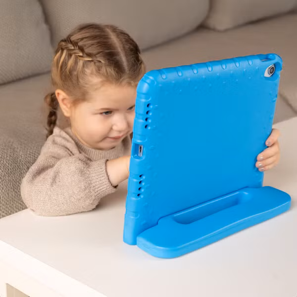 imoshion Schutzhülle mit Handgriff kindersicher Apple iPad Mini 7 (2024) / iPad Mini 6 (2021) - Blau