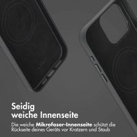 Accezz 2-in-1 Klapphülle aus Leder mit MagSafe für das iPhone 15 Pro Max - Onyx Black