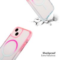 Selencia Gradient MagSafe Back Cover Apple iPhone 13 - Rosa / Blau