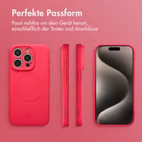 imoshion Color Back Cover mit MagSafe Apple iPhone 15 Pro Max - Neon Pink