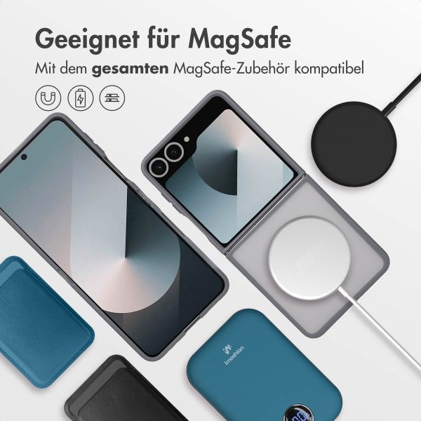 imoshion Color Guard Back Cover mit MagSafe Samsung Galaxy Z Flip 7 - Grau