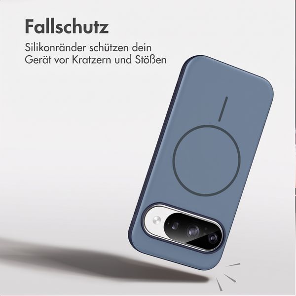 imoshion Color Backcover mit Thin MagSafe Ring Google Pixel 9 / 9 Pro - Dunkelblau
