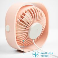 imoshion USB Schreibtischventilator - Rosa