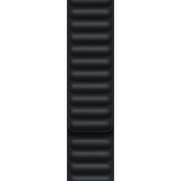 Apple Leather Link Armband für das  Apple Watch Series 1 t/m 11 / SE / Ultra (44/45/46/49 mm) - Größe S/M - Midnight