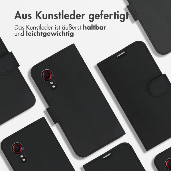 Accezz Wallet TPU Klapphülle Samsung Galaxy Xcover 5 - Schwarz