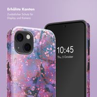 Selencia Vivid Rückabdeckung mit MagSafe Apple iPhone 13 - Fresh Paint Flower Orange