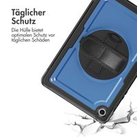 Accezz Robustes Back Cover mit Schultergurt Samsung Galaxy Tab A9 Plus - Blau