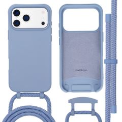 imoshion Color Backcover mit abnehmbarem Handykette und MagSafe Apple iPhone 17 Pro - Ash Blue