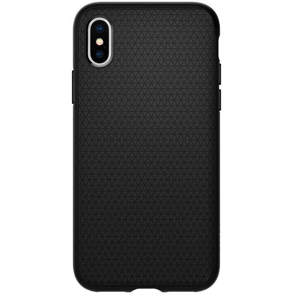 Spigen Liquid Air™ Case Schwarz iPhone Xs / X