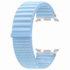 Samsung Original Fabric Armband f&uuml;r  Samsung Galaxy Watch 9 (40/44mm) / Watch 8 (40/44mm) / Classic (46mm) - Gr&ouml;&szlig;e M/L - Blau