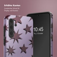 Selencia Vivid Back Cover Samsung Galaxy A55 - Stars Plum Lilac