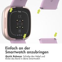 imoshion Silikonarmband für die Fitbit Versa (2) / Versa Lite - Größe S - Altrosa